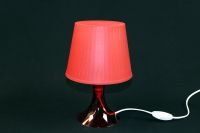 Lamp Sixties rood plastic apart design