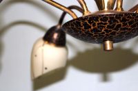 Lamp fifties, hanglamp in Italiaanse stijl met zes kelkjes, design topper