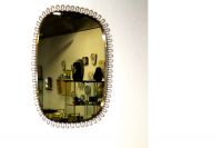 Vintage spiegel Josef Frank, met bijpassende muur unit