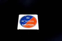 Reclame bord emaille Les routiers  Europens 1960