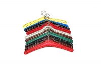 KLeerhangers mid century fifties set van negen diverse kleuren